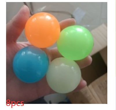 Luminous Sticky Ball Toys Sticky
