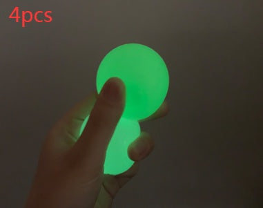 Luminous Sticky Ball Toys Sticky