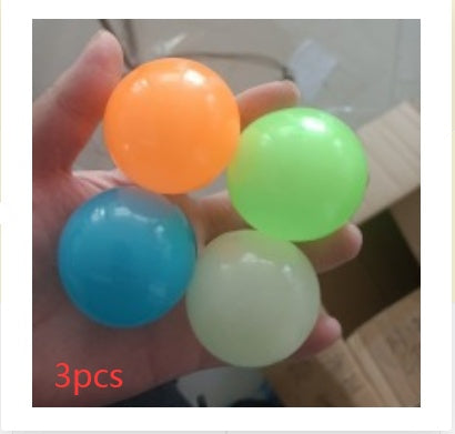 Luminous Sticky Ball Toys Sticky